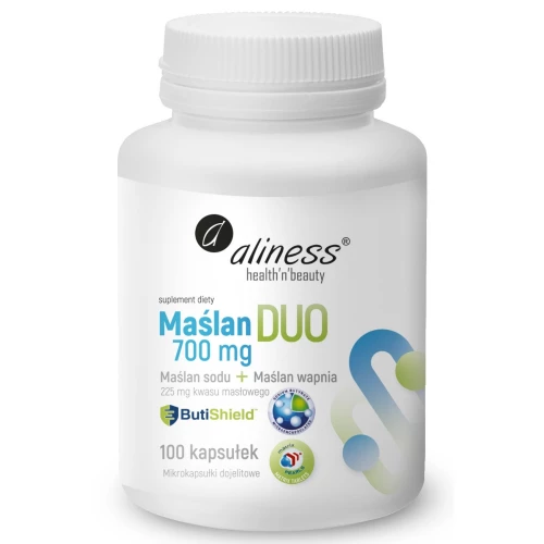 Aliness - Maślan DUO 700mg - 100 kapsułek Aliness - Maślan DUO 700mg - 100 kapsułek